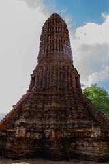 Stupa at  ayutthaya Historical Park Thailand