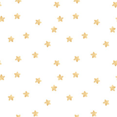 christmas seamless pattern watercolor star illustration