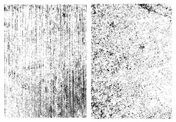 Vector grunge overlay textures.