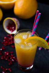 Tequila sunrise coctail.