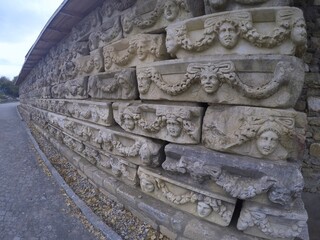 Turkey, Ancient city Afrodisias and acropolis. Historical heritage