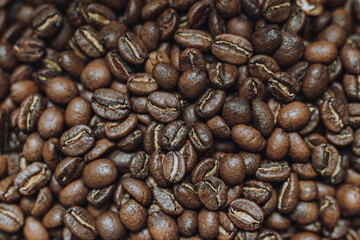 Kaffeebohnen - Macro Close-up