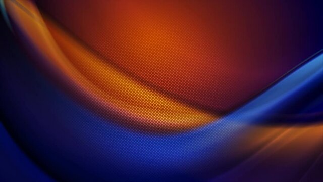 Dark abstract shiny motion background with soft blurred waves. Seamless looping. Video animation Ultra HD 4K 3840x2160