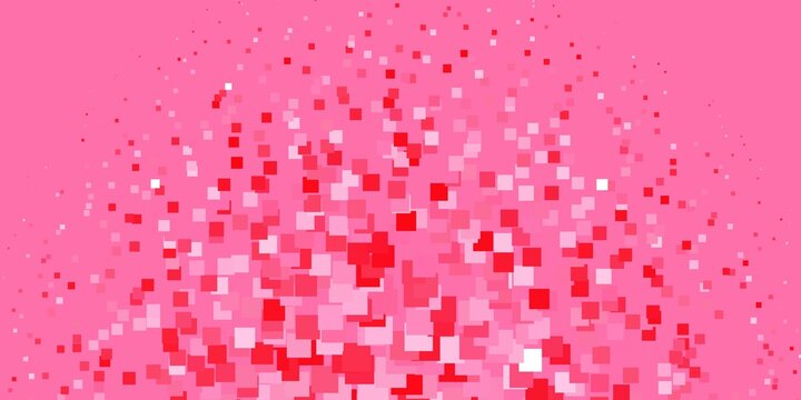 Light Red vector background with rectangles. Colorful illustration with gradient rectangles and squares. Pattern for business booklets, leaflets