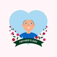 This is a cute card. Grandfather in the background.