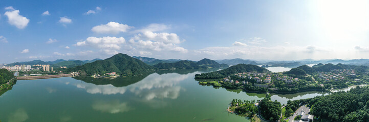 landscape of qingshan lake