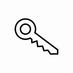Outline key icon.Key vector illustration. Symbol for web and mobile
