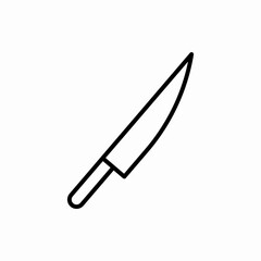 Outline knife icon.Knife vector illustration. Symbol for web and mobile
