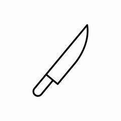 Outline knife icon.Knife vector illustration. Symbol for web and mobile