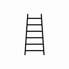 Outline ladder icon.Ladder vector illustration. Symbol for web and mobile