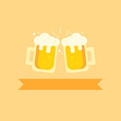 Beer mug. It could be used for holidays, postcards, banners, flyers.