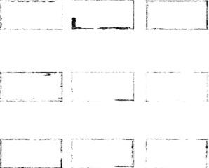 Grunge post Stamps Collection, Circles. Banners, Insignias , Logos, Icons, Labels and Badges Set . vector distress textures.blank shapes.