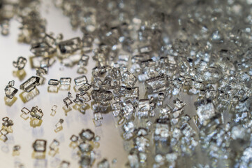 Sugar crystals close-up