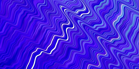 Light Pink, Blue vector template with wry lines. Abstract illustration with bandy gradient lines. Pattern for websites, landing pages.