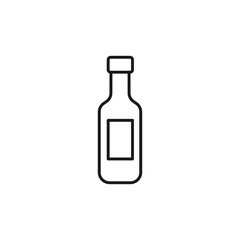 Beer bottle icon. Alcohol rink symbol modern, simple, vector, icon for website design, mobile app, ui. Vector Illustration