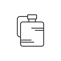 Liquor bottle icon. Alcohol drink symbol modern, simple, vector, icon for website design, mobile app, ui. Vector Illustration