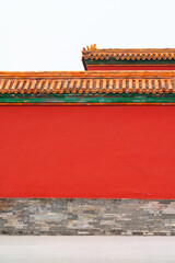 Fototapeta na wymiar Forbidden City Palace Wall 2