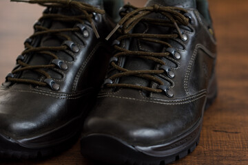 革製登山靴