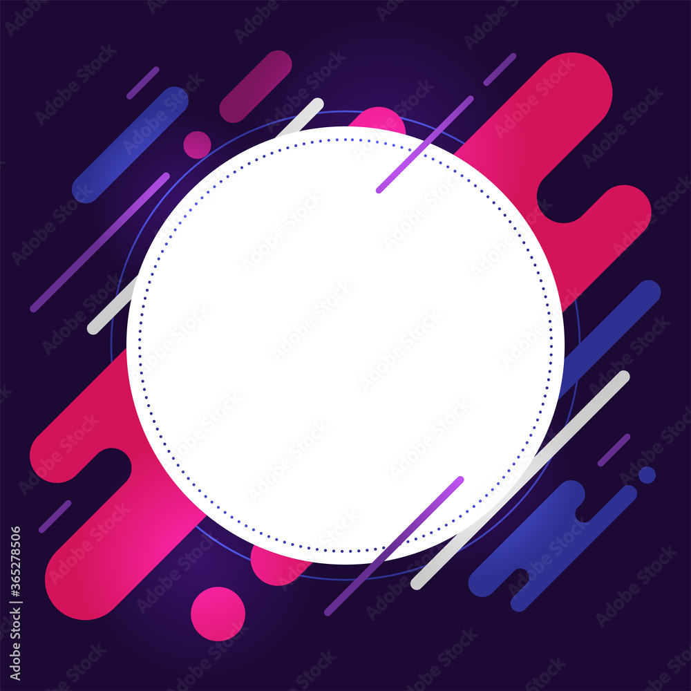Wall mural modern geometric on dark background. trendy abstract template background. template for the design el