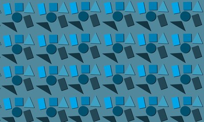 blue  geometrical abstract background 