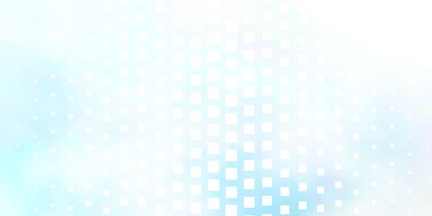 Light BLUE vector backdrop with rectangles. Modern design with rectangles in abstract style. Best design for your ad, poster, banner.