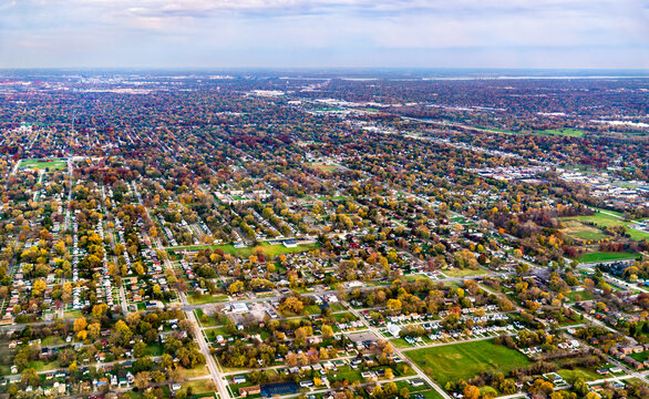 Suburban area near Detroit - Michigan, United States