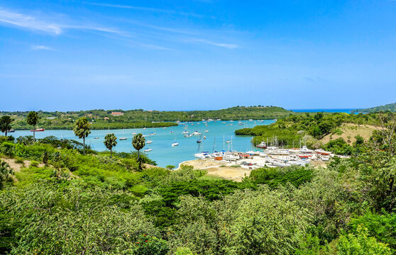 The marina of Luperon dominican republic