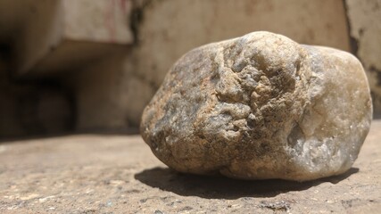 Fototapeta na wymiar stone on a stone