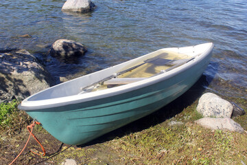 Boat on the sea shore