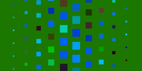 Light Blue, Red vector backdrop with rectangles. Abstract gradient illustration with rectangles. Best design for your ad, poster, banner.