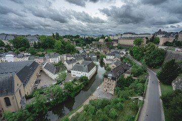 overview from the city Luxembourg 28 June 2020