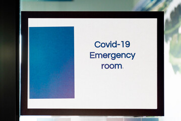 COVID-19 or Coronavirus emergency room
