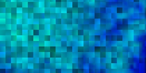 Light BLUE vector template with rectangles.