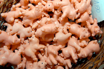 pig as a good luck charm
