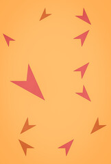 vector illustration of a set of arrows