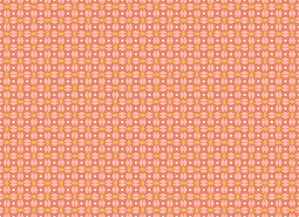 Seamless pattern with Geometric motifs in 4 colors