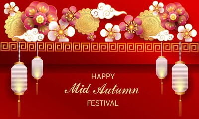 Mid autumn festival / Chinese festival / Vector illustration