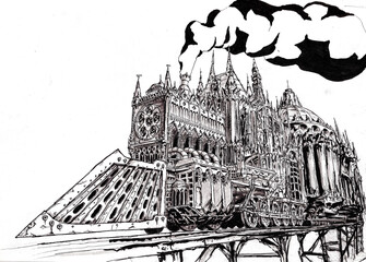 dark fantasy train