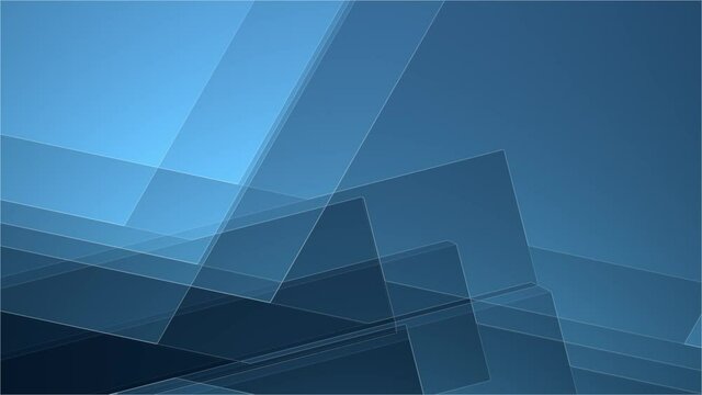 Moving and morphing lines and geometric shapes. Background animation. Simple and clean. Continuous seamless loop. Blue pattern three. Join seamlessly with others in the series