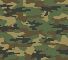 Army camouflage vector pattern seamless classic background © Sanvel