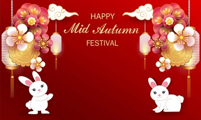 Mid autumn festival / Chinese festival / Vector illustration