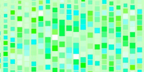 Fototapeta premium Light Green vector texture in rectangular style. Rectangles with colorful gradient on abstract background. Pattern for websites, landing pages.