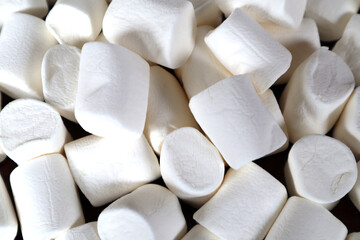 Lots of little delicious marshmallows