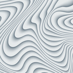 Obraz na płótnie Canvas Vector paper cut waves modern background.