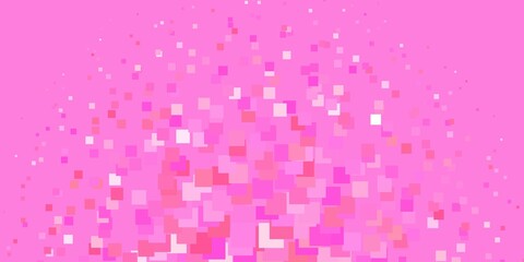 Light Pink vector layout with lines, rectangles. Abstract gradient illustration with colorful rectangles. Template for cellphones.