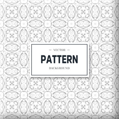 Seamless geometric ornamental vector pattern. Abstract background