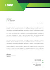 Modern Creative & Clean business style letterhead of your corporate project design. set to print with vector & illustration	