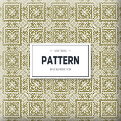 Seamless geometric ornamental vector pattern. Abstract background