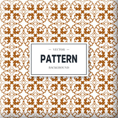 Seamless geometric ornamental vector pattern. Abstract background