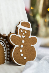 A beautiful gingerbread house - Christmas tradition.